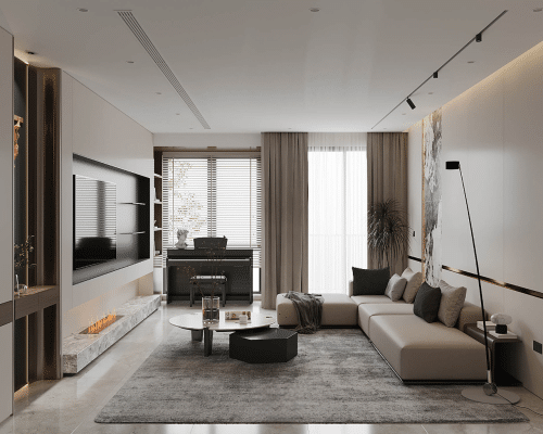 Dự án thiết kế nội thất nhà phố Quốc Oai